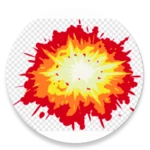 explosion sounds blast bombs android application logo